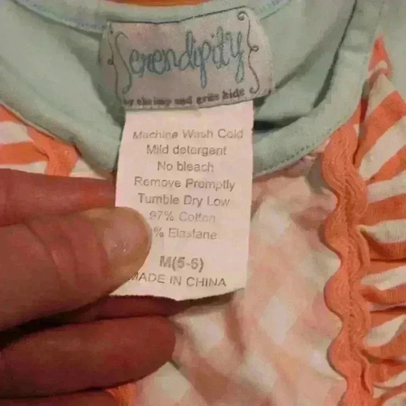 Serendipity by Shrimp and Grits sailboat top size M (5-6) - Picture 3 of 4